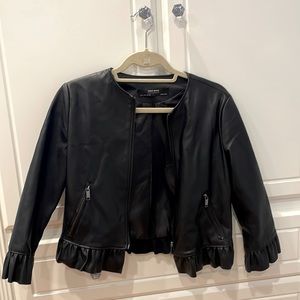 ZARA Faux leather jacket⚡️🖤